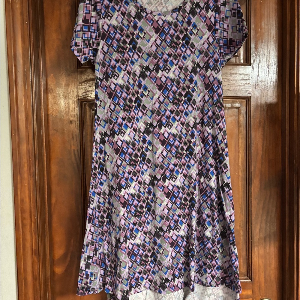 LuLaRoe Multicolor Geometric Dress